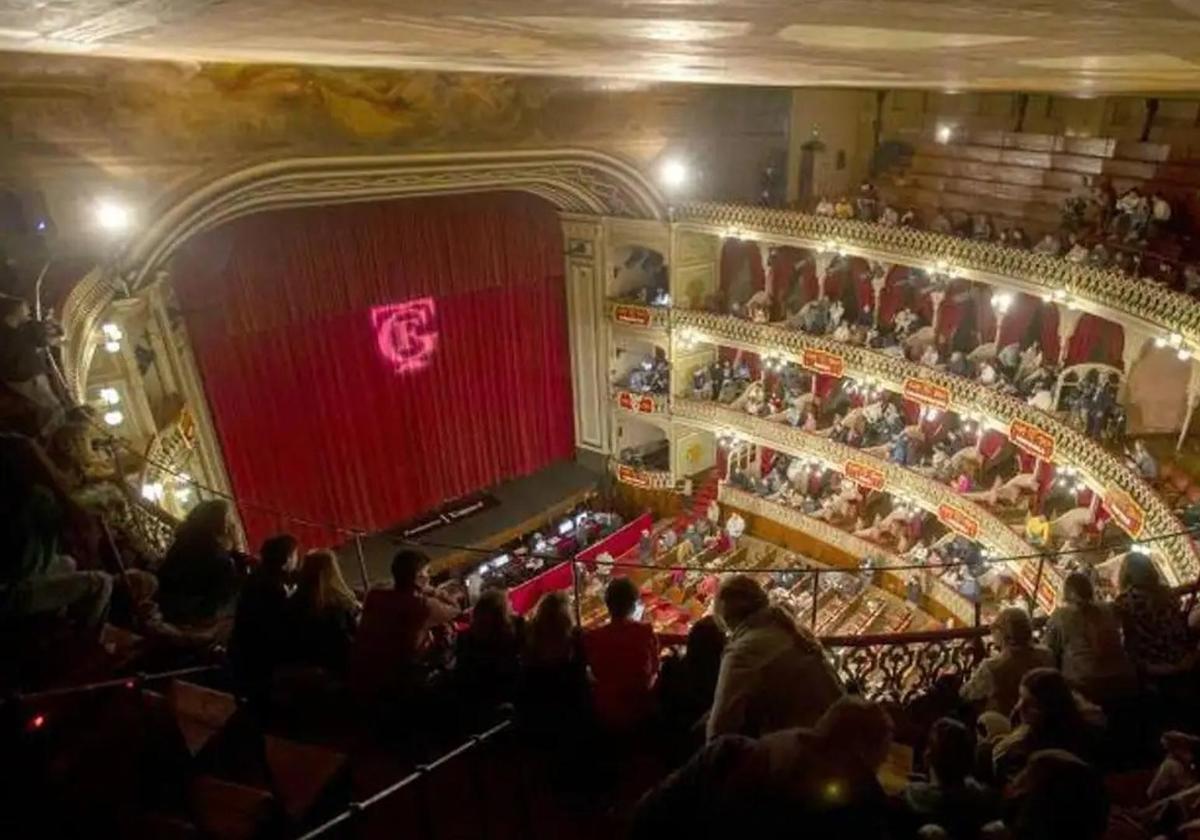 Interior del Gran Teatro Falla, escenario del Carnaval.