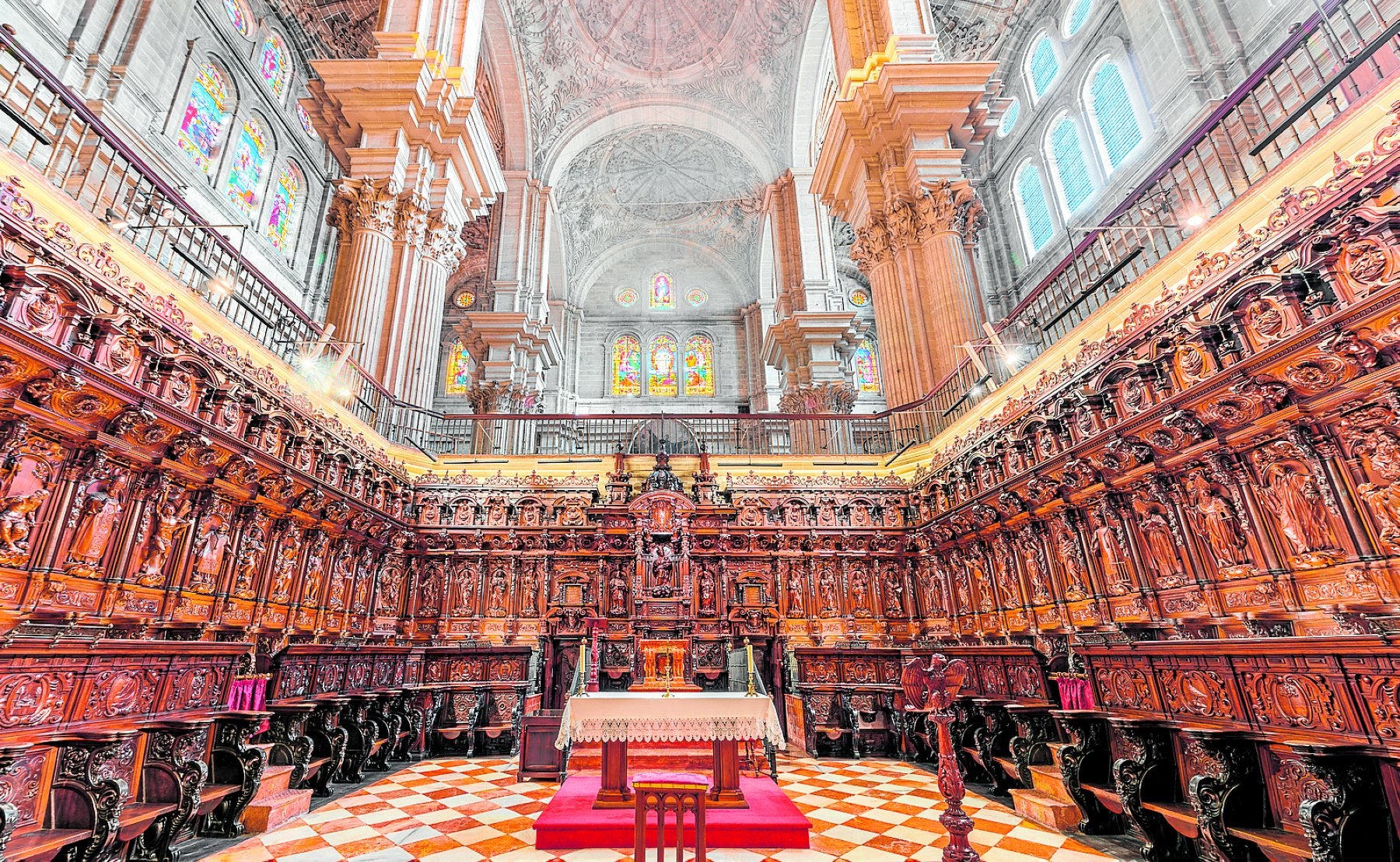 El Coro de la Catedral es uno de los Bienes Culturales de la Diócesis de Málaga .