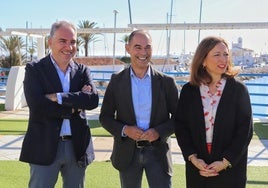 Bendodo, Lara y Navarro, este domingo en Benalmádena.