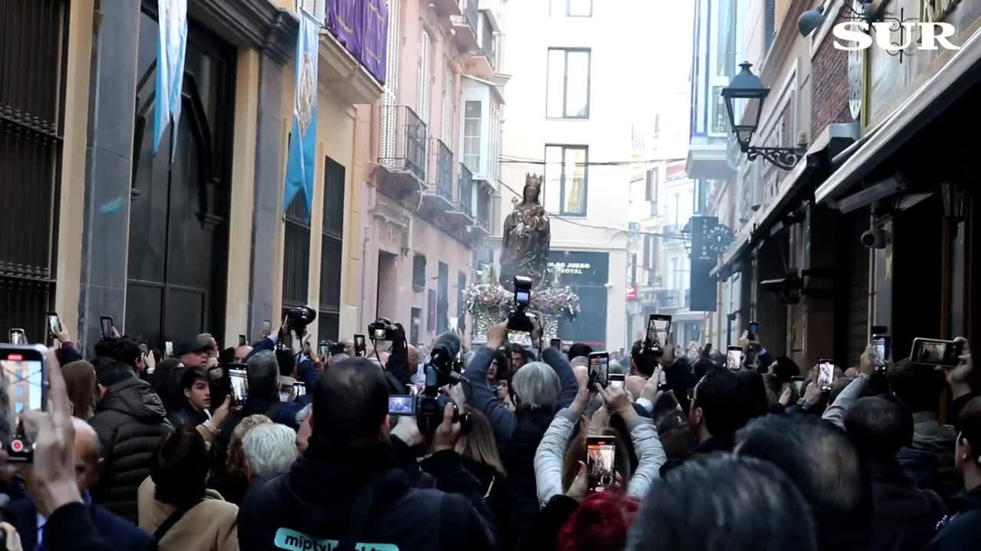 La Virgen de la Victoria se reencuentra con los Patronos de Málaga