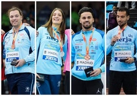 De izquierda a derecha: Santana, Stancev, Leyva y Aouina.