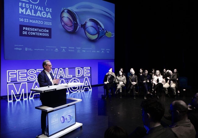 Juan Antonio Vigar, durante la lectura de contenidos de la próxima edición,