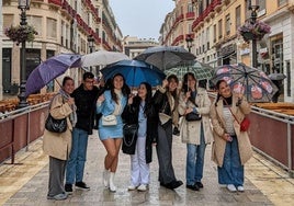 Estudiantes de SICUE en Málaga.