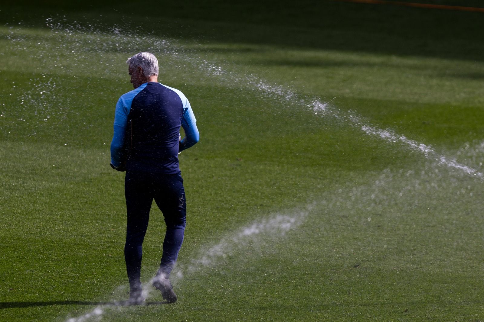 El entrenamiento del Málaga de puertas abiertas, en imágenes