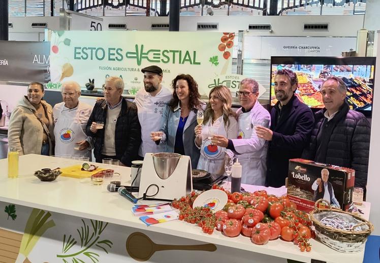 Showcooking en el Mercado Central de Almería.