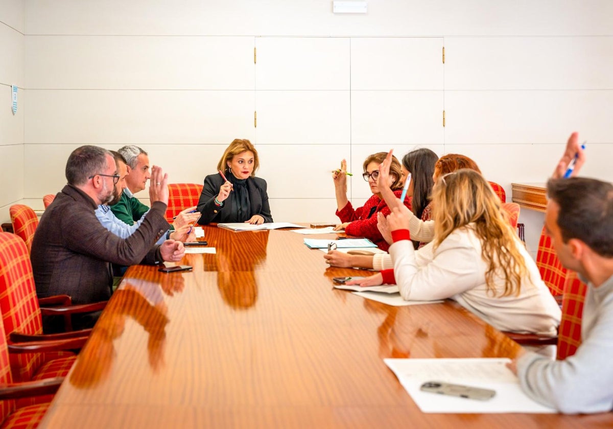 Reunión de la junta de gobierno.