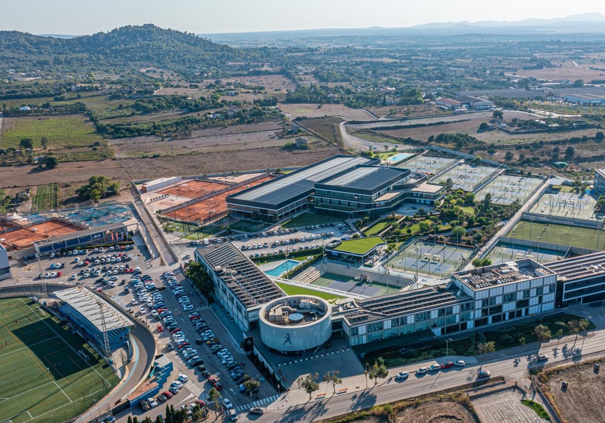 Vista de la Rafa Nadal Academy en Manacor.