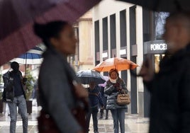 Málaga, en aviso naranja este 28-F por lluvia.