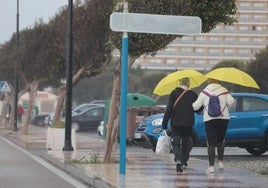 La lluvia deja una treintena de incidencias en Málaga este viernes