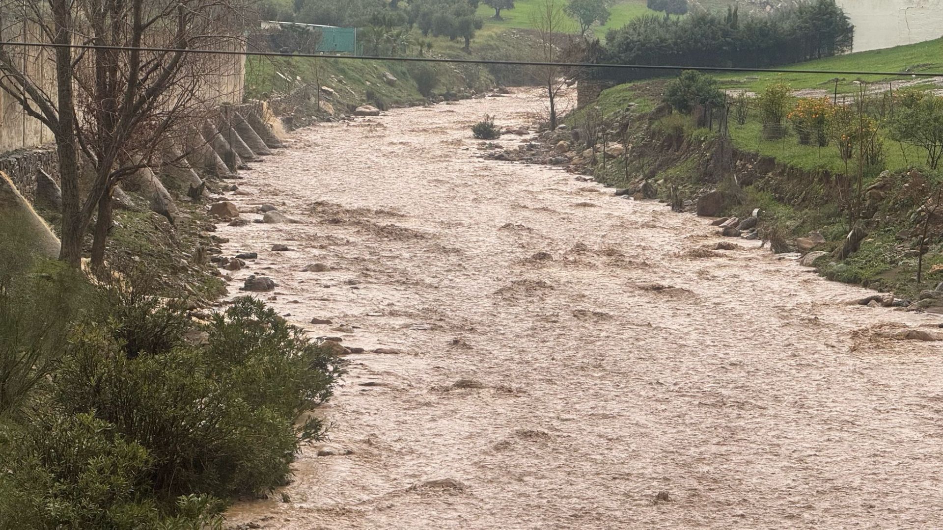 Imagen del río Turón, a su paso por Ardales