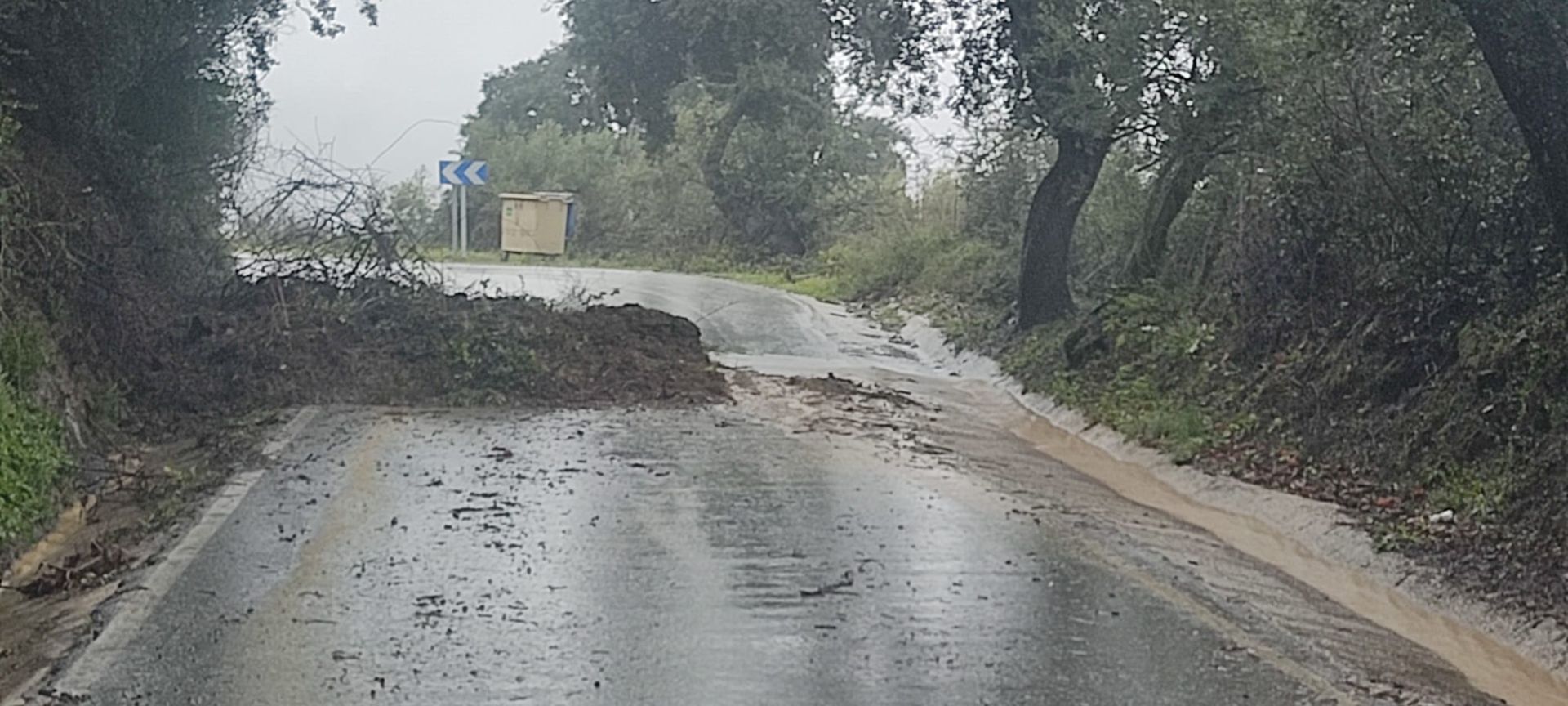 Uno de los municipios más afectados por las intensas lluvias de las últimas horas en Málaga