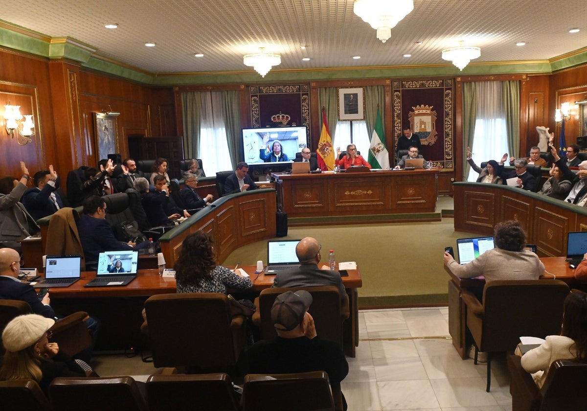 El Ayuntamiento de Marbella celebró ayer la sesión plenaria correspondiente al mes de febrero.