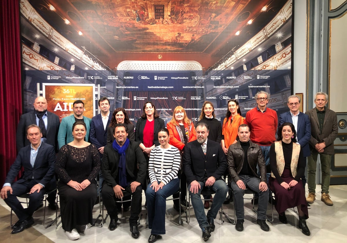 Una 'Aida' «icónica» en el Teatro Cervantes: escenografía de Zeffirelli y voz de Carlos Álvarez