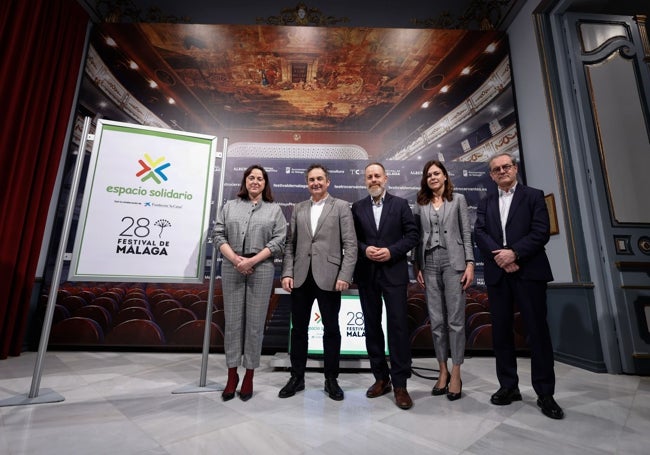 Pineda, Cantos, Barroso, González y Vigar, en la presentación.