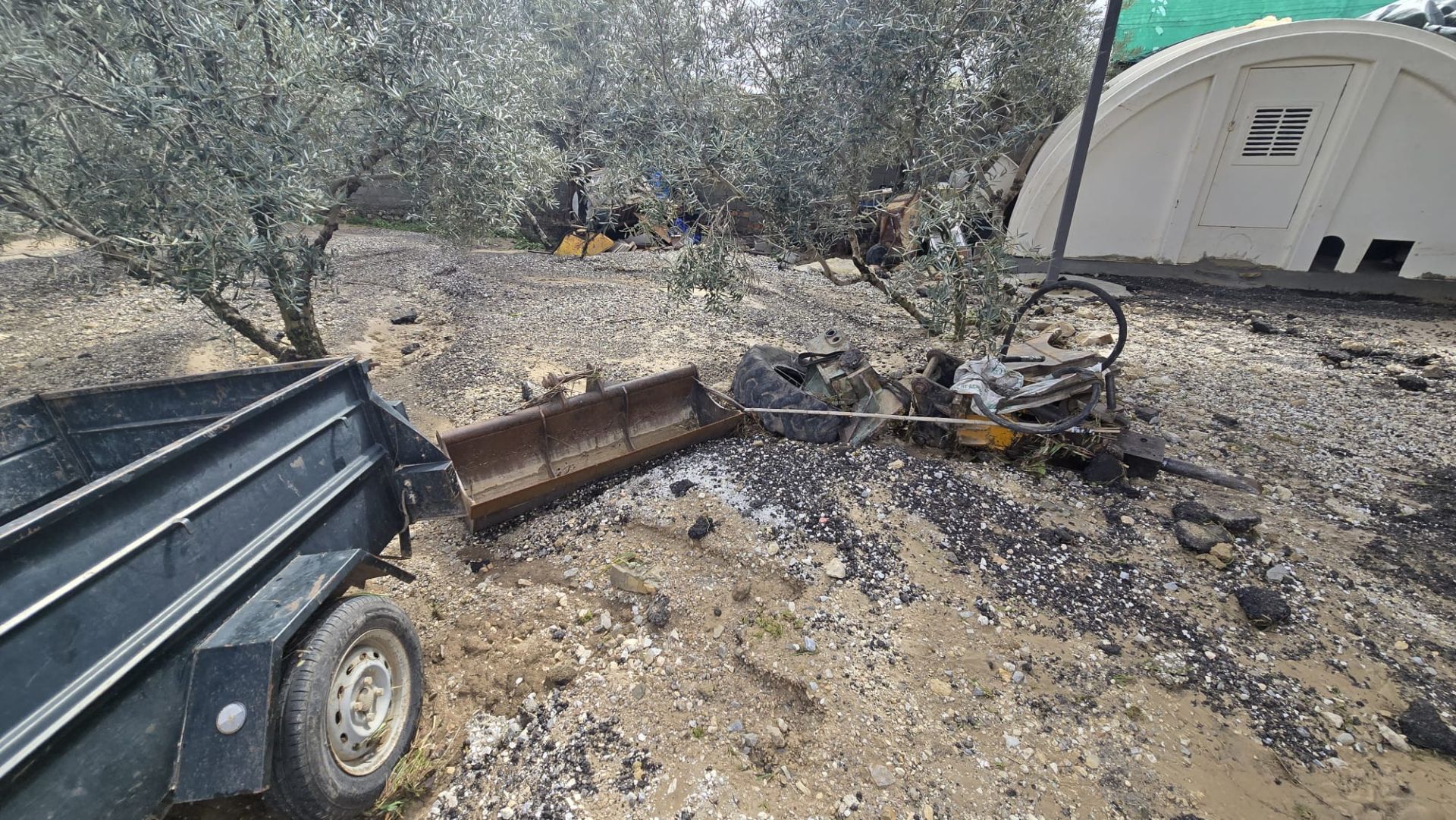 El Burgo se recupera tras el paso de la Dana