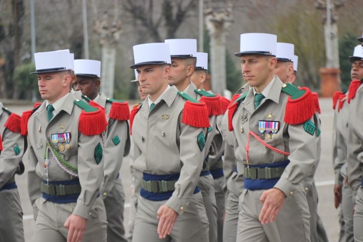 La Legión Extranjera de Francia celebra en Ronda el ingreso de 56 efectivos