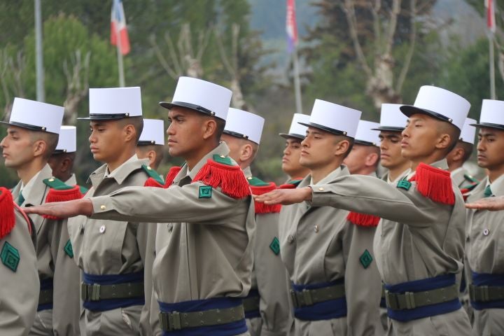 La Legión Extranjera de Francia celebra en Ronda el ingreso de 56 efectivos