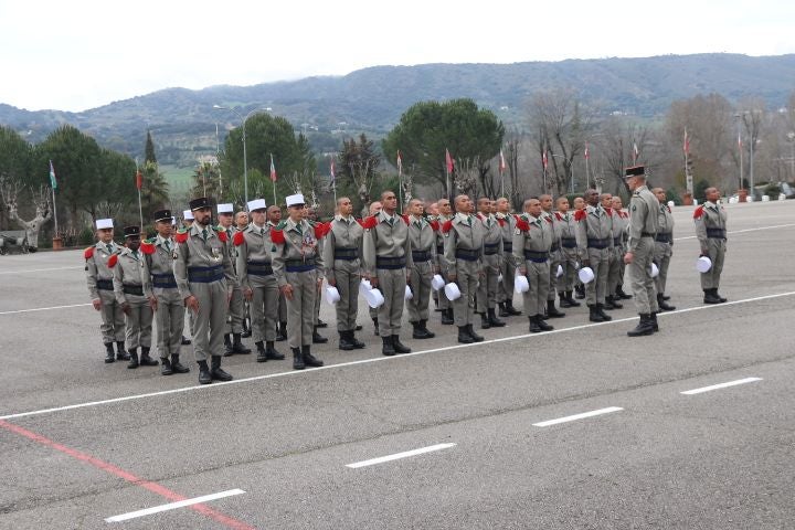 La Legión Extranjera de Francia celebra en Ronda el ingreso de 56 efectivos