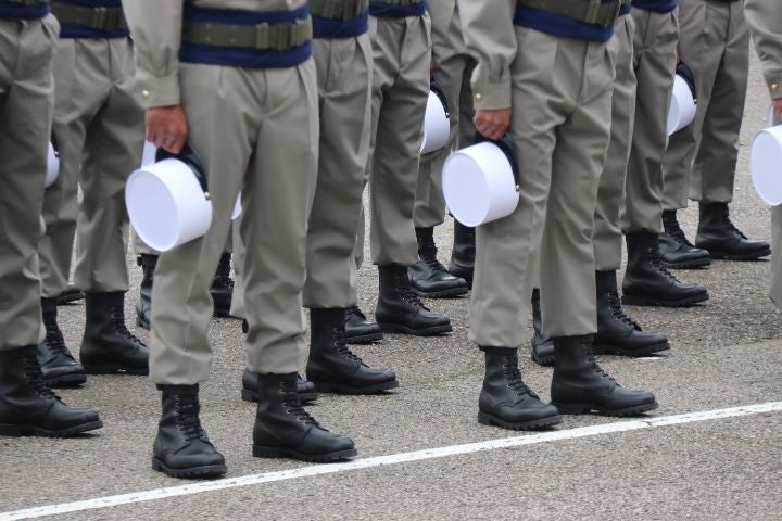 La Legión Extranjera de Francia celebra en Ronda el ingreso de 56 efectivos