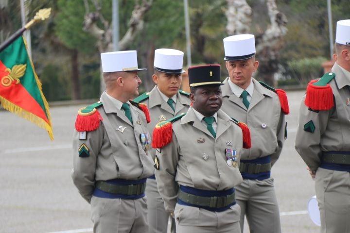 La Legión Extranjera de Francia celebra en Ronda el ingreso de 56 efectivos