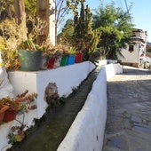 Agua. La Acequia Benito es elemento que proporciona la banda sonora a las calles de Montecorto.