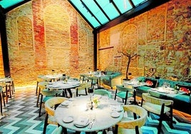 Sala de La Ermita, recuperada también como espacio gastronómico.