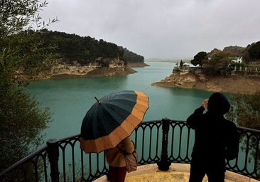Varias borrascas seguidas dejarán lluvias abundantes la próxima semana en Málaga