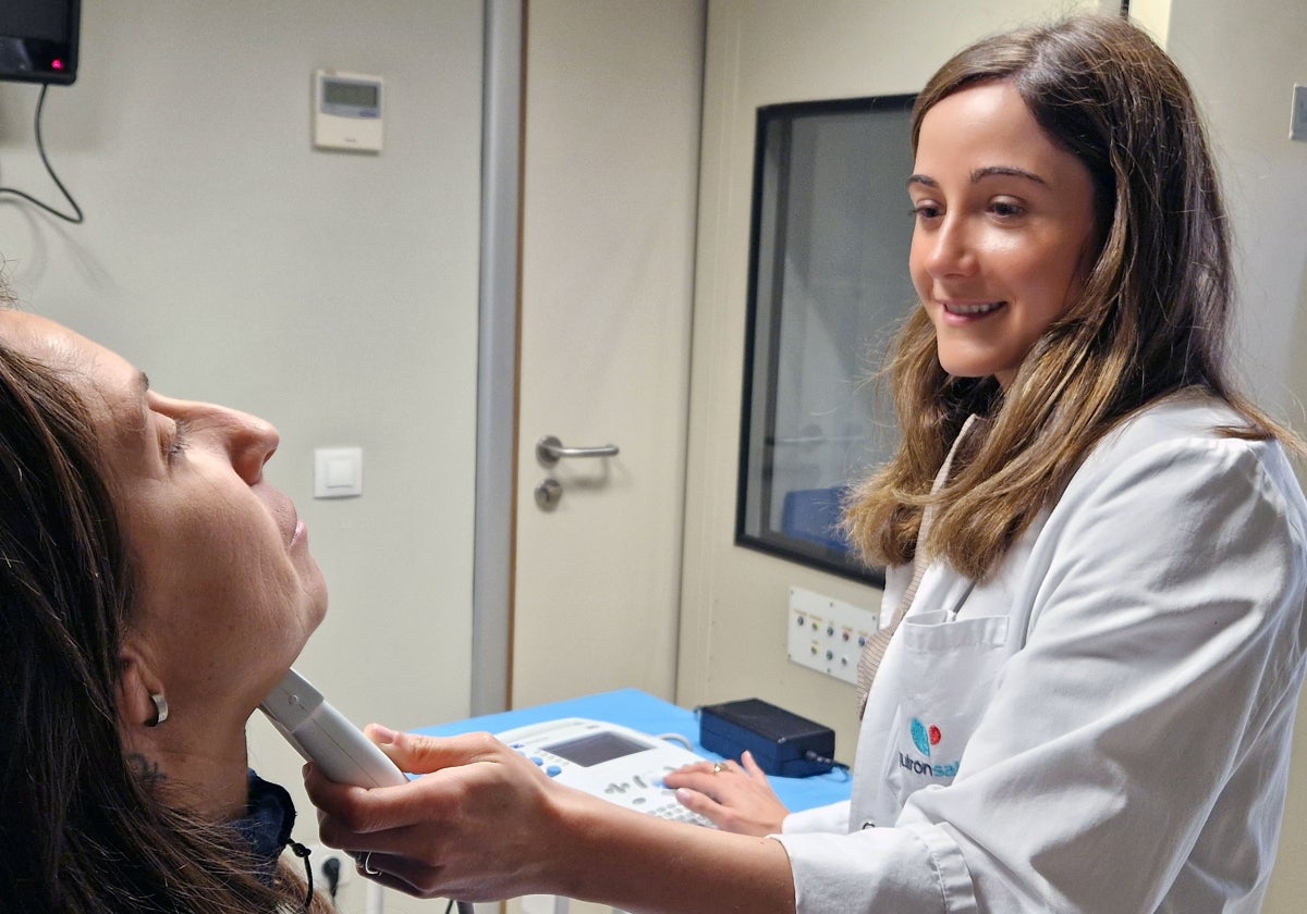 Imagen de la nueva prueba diagnóstica de grasa sublingual.