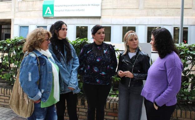 Izquierda Unida acudió al Hospital Materno y denunció la «violencia obstétrica».