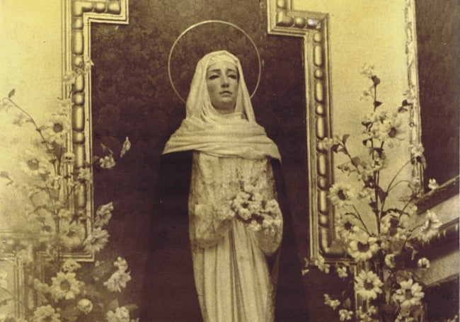 Primigenia imagen de la Virgen de la Caridad.