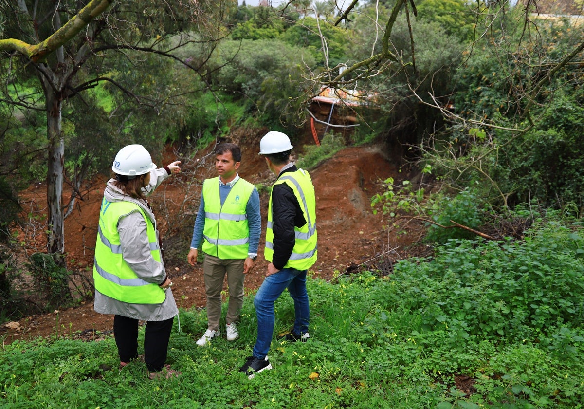 El edil, Diego López, ha visitado los trabajos.