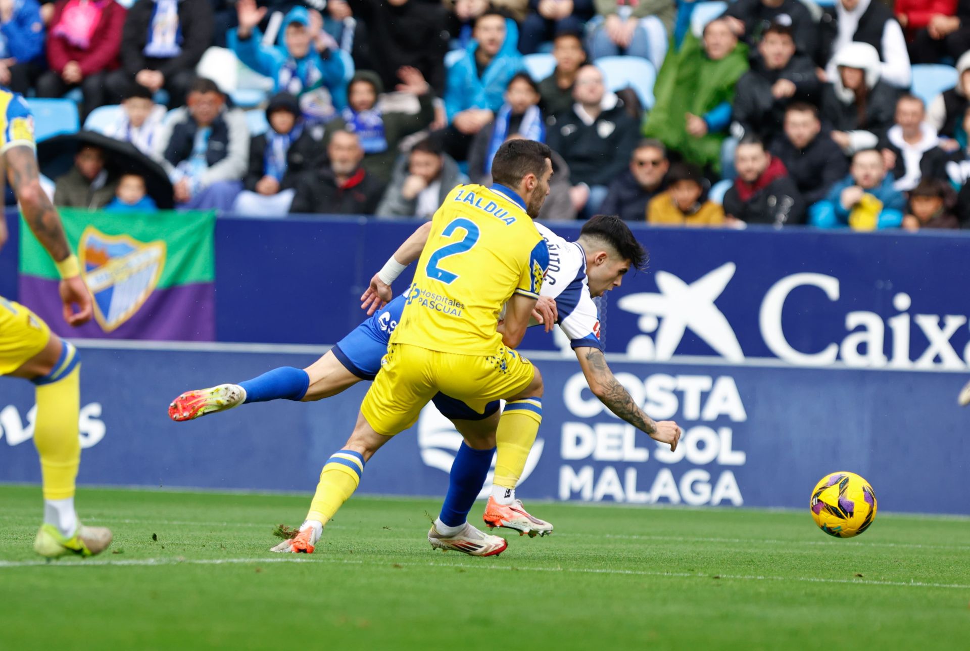 El Málaga - Cádiz, en imágenes