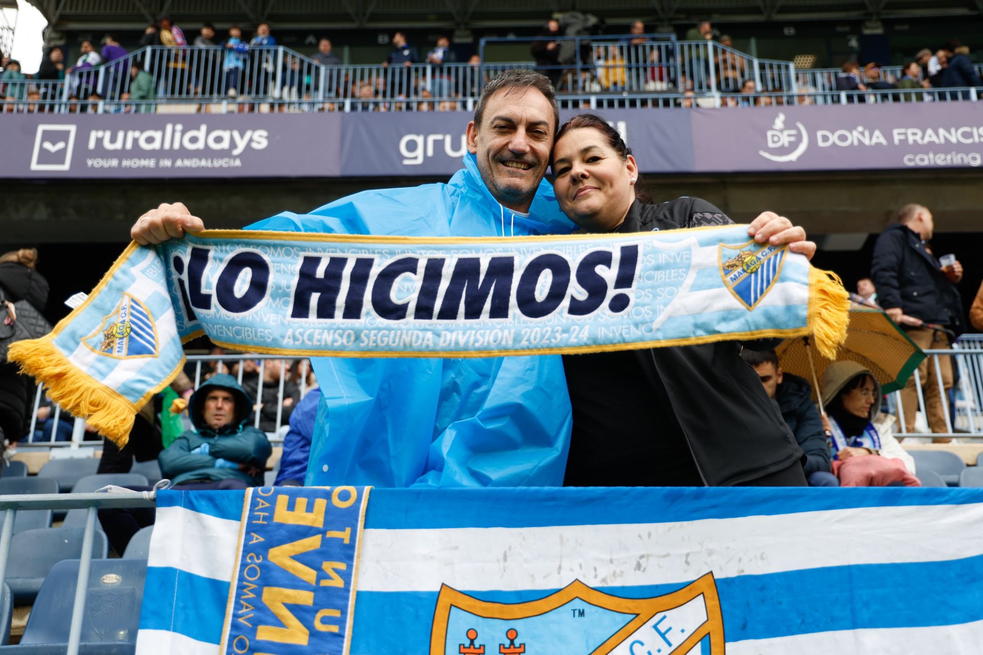 El Málaga - Cádiz, en imágenes