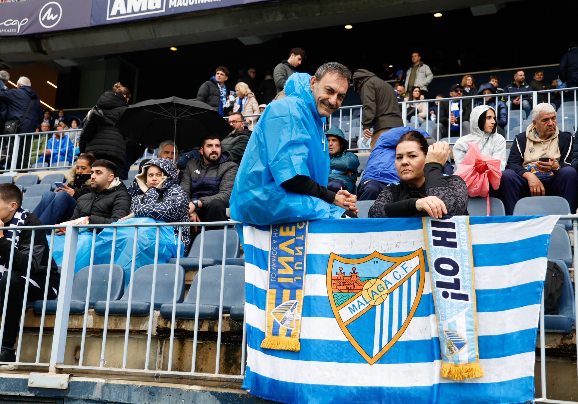 El Málaga - Cádiz, en imágenes