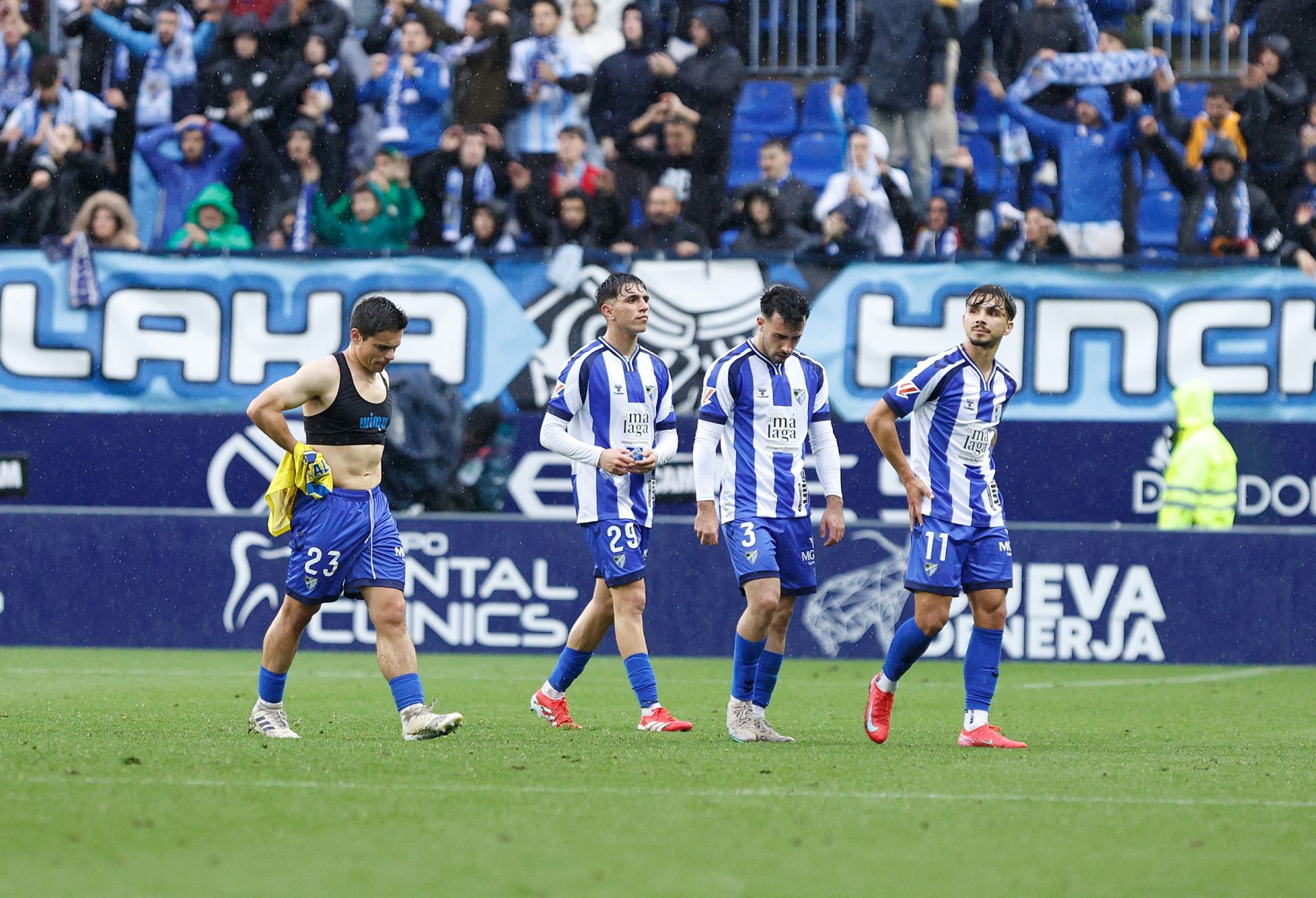 El Málaga - Cádiz, en imágenes