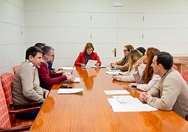 Reunión de la junta local de gobierno.