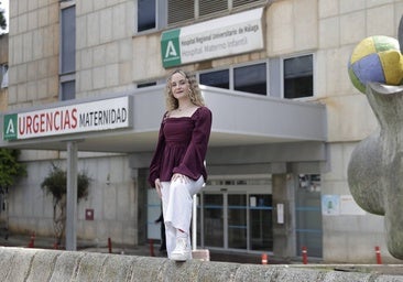 Ana Mayorga se formará como matrona en el Hospital Materno Infantil de Málaga.