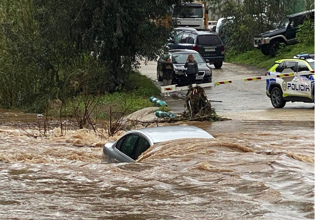 Estado en el que encontró el vehículo la Policía.