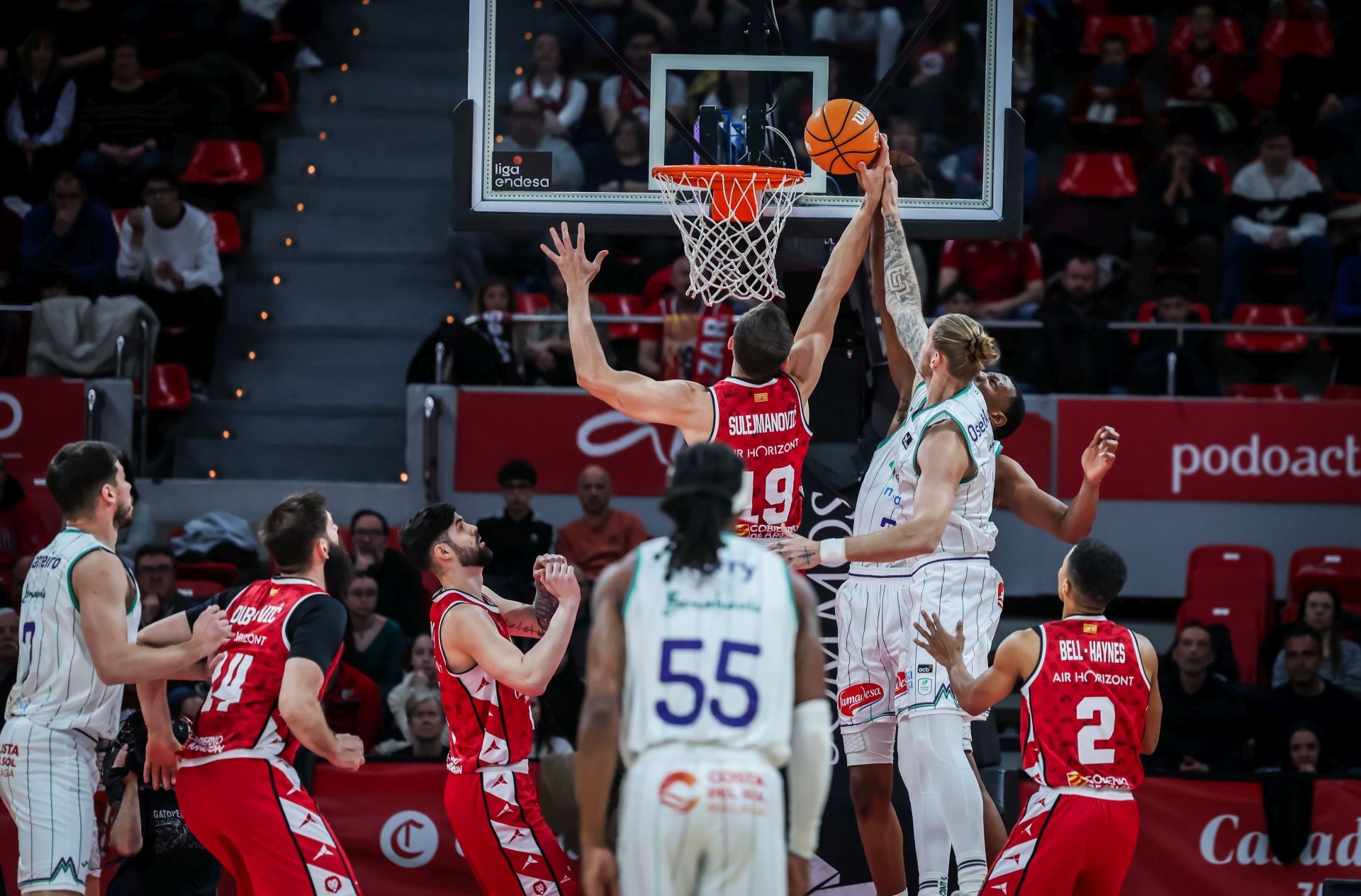 El Casademont Zaragoza-Unicaja, en imágenes