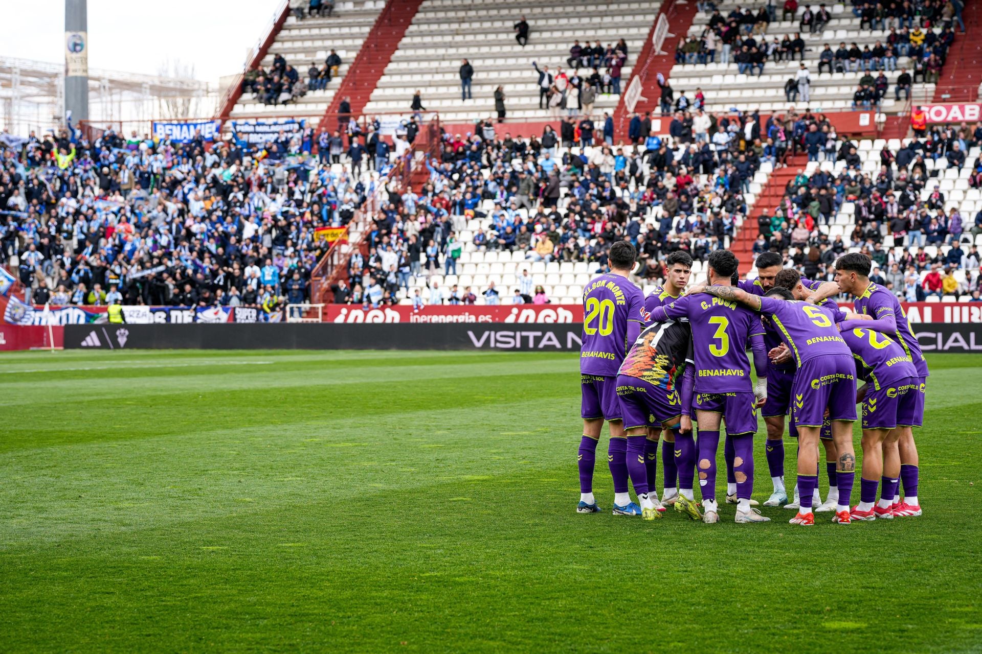 El Albacete-Málaga, en imágenes