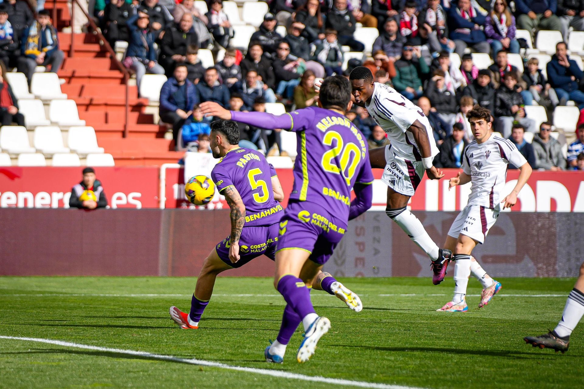 El Albacete-Málaga, en imágenes