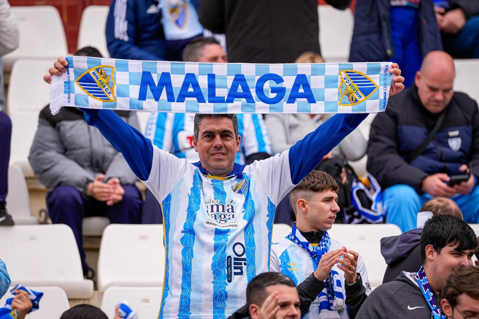 El Albacete-Málaga, en imágenes