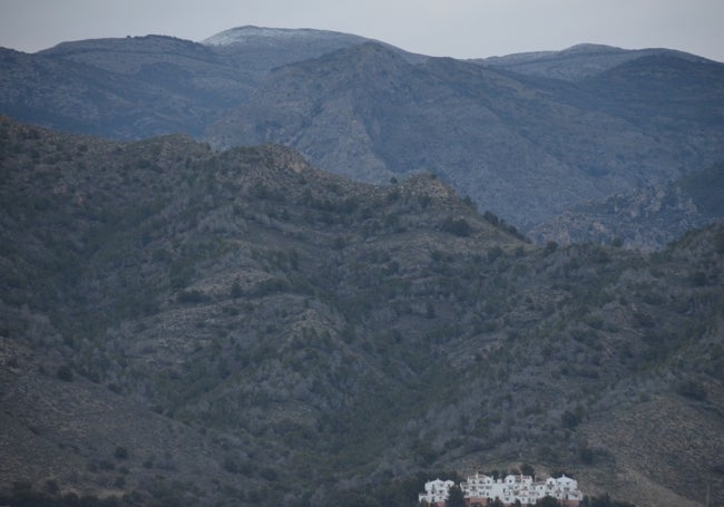 Imagen de La Navachica, captada este domingo desde Nerja.