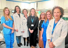 El equipo humano del Banco de Sangre del Hospital Vithas Málaga.