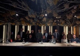 Un momento de la experiencia gastronómica con operadores del segmento de congresos.