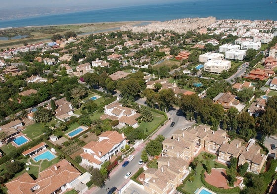 Vista aérea de la urbanización de Guadalmar.