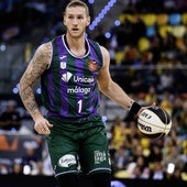 Osetkowski, durante la pasada Copa del Rey con el Unicaja.
