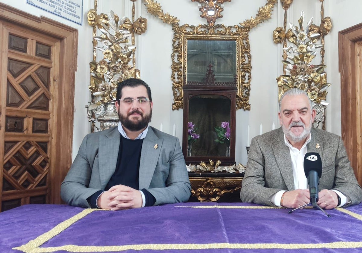 Acto de presentación de los actos con motivo del 75.º aniversario de la Cofradía del Rico y Piedad de Vélez-Málaga.