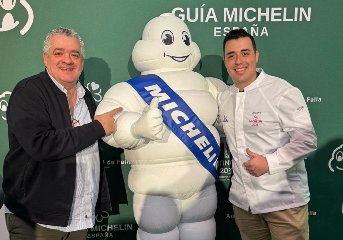 Dani Carnero y José Antonio Najarro recogieron el Bib Gourmand para La Cosmo.