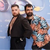 Víctor Castilla y Miguel A. Almanza, guionistas de 'Un hombre normal'.